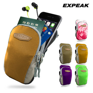 엑스피크 2포켓 스마트폰 파우치 / 암밴드, 목걸이 기본제공